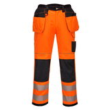 Portwest PW306 - PW3 Hi-Vis Stretch Holster nadrág, narancs/fekete