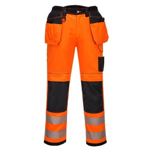 Portwest PW306 - PW3 Hi-Vis Stretch Holster nadrág, narancs/fekete termék fő termékképe