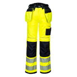 Portwest PW306 - PW3 Hi-Vis Stretch Holster nadrág, sárga/fekete