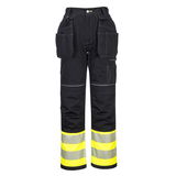 Portwest PW307 - PW3 Hi-Vis Class 1 Holster nadrág, sárga/fekete