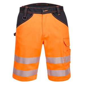 Portwest PW348 - PW3 Hi-Vis rövidnadrág, narancs/fekete termék fő termékképe