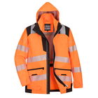 Portwest PW367 - PW3 Hi-Vis 5:1 kabát, narancs/fekete