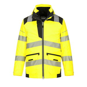 Portwest PW367 - PW3 Hi-Vis 5:1 kabát, sárga/fekete termék fő termékképe