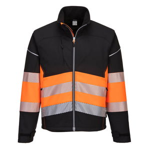 Portwest PW375 - PW3 Hi-Vis Class 1 softshell kabát (3L), fekete/narancs termék fő termékképe