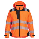 Portwest PW389 - PW3 Hi-Vis női esőkabát, narancs/fekete