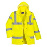 Portwest RT60 - Hi-Vis légáteresztő Rain Traffic kabát, sárga