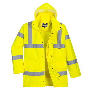 Portwest RT60 - Hi-Vis légáteresztő Rain Traffic kabát, sárga termék fő termékképe