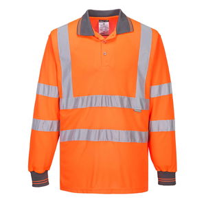 Portwest S277 - Hi-Vis hosszú ujjú pólóing, narancs termék fő termékképe