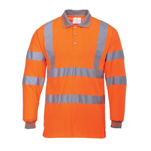 Portwest S277 - Hi-Vis hosszú ujjú pólóing, narancs termék fő termékképe