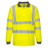 Portwest S277 - Hi-Vis hosszú ujjú pólóing, sárga