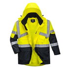 Portwest S760 - Hi-Vis kéttónusú lélegző kabát, sárga/tengerészkék