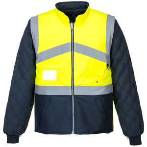 Portwest S769 - Hi-Vis kéttónusú kifordítható dzseki, sárga/tengerészkék termék fő termékképe