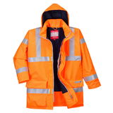 Portwest S778 - Bizflame Rain Hi-Vis antisztatikus FR bélelt kabát, narancs