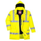 Portwest S778 - Bizflame Rain Hi-Vis antisztatikus FR bélelt kabát, sárga