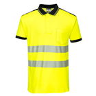 Portwest T180 - PW3 Hi-Vis jól láthatósági pólóing S/S, sárga/fekete