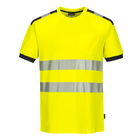 Portwest T181 - PW3 Hi-Vis jól láthatósági póló, sárga/szürke