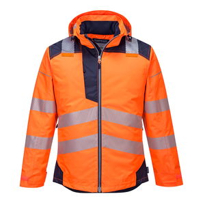 Portwest T400 - PW3 Hi-Vis téli kabát, narancs/tengerészkék termék fő termékképe