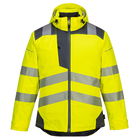 Portwest T400 - PW3 Hi-Vis téli kabát, sárga/szürke