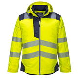 Portwest T400 - PW3 Hi-Vis téli kabát, sárga/tengerészkék