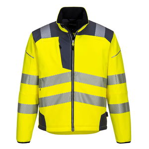 Portwest T402 - PW3 Hi-Vis softshell kabát, sárga/szürke termék fő termékképe