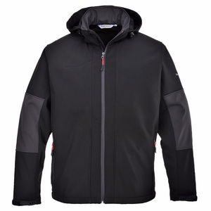 Portwest TK53 - Softshell dzseki kapucnival (3L), fekete termék fő termékképe