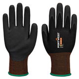 Portwest A373 - GP Grip 18 latex hab mártott kesztyű, fekete