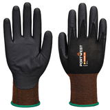 Portwest A374 - GP Grip 18 nitril mikrohabos kesztyű, fekete