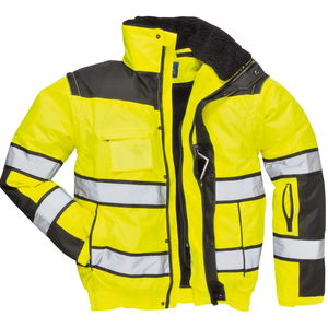 Portwest C466 - Hi-Vis Classic bomber dzseki, sárga/fekete termék fő termékképe