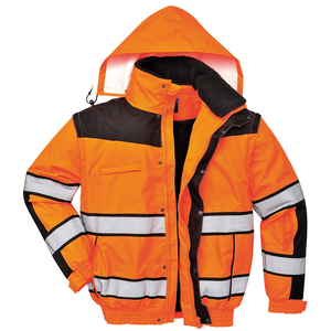 Portwest C466 - Hi-Vis Classic bomber dzseki, narancs/fekete termék fő termékképe