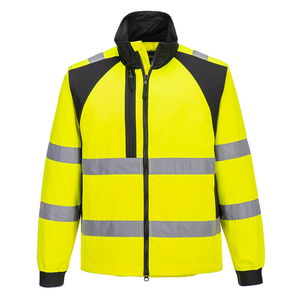 Portwest CD861 - WX2 Eco Hi-Vis Work jól láthatósági kabát, sárga/fekete termék fő termékképe