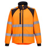 Portwest CD875 - WX2 Eco Hi-Vis Softshell (2L) jól láthatósági dzseki, narancs/fekete