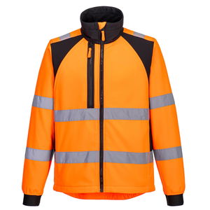 Portwest CD875 - WX2 Eco Hi-Vis Softshell (2L) jól láthatósági dzseki, narancs/fekete termék fő termékképe