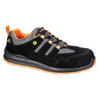 Portwest FE07 - Kompozit Trainer védőcipő S1 ESD SR FO, fekete/narancs
