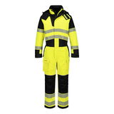 Portwest FR516 - PW3 FR Modaflame Hi-Vis lángálló téli overál, sárga/fekete