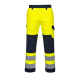 Portwest MV46 - Hi-Vis Modaflame nadrág, sárga/tengerészkék