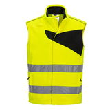 Portwest PW231 - PW2 Hi-Vis polár mellény, sárga/fekete