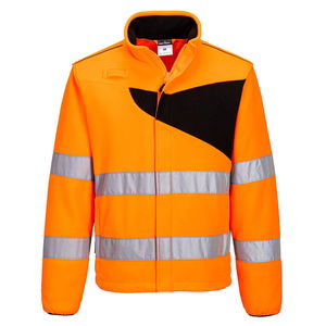 Portwest PW274 - PW2 Hi-Vis polár pulóver, narancs/fekete termék fő termékképe