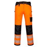 Portwest PW340 - PW3 Hi-Vis nadrág, rövidített, narancs/fekete