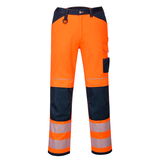 Portwest PW340 - PW3 Hi-Vis nadrág, narancs/tengerészkék