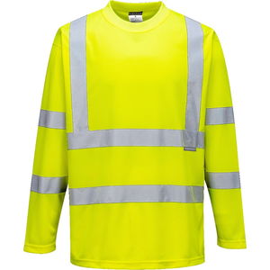 Portwest S178 - Hi-Vis hosszú ujjú póló, sárga termék fő termékképe