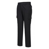 Portwest S231 - Stretch Slim Combat nadrág, rövidített, fekete