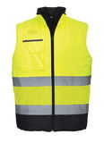 Portwest S267 - Hi-Vis kéttónusú mellény, sárga/tengerészkék