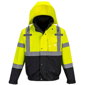 Portwest S365 - Hi-Vis prémium 3:1 bomber kabát, sárga/fekete termék fő termékképe