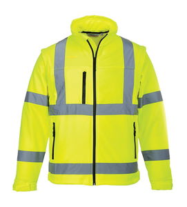 Portwest S428 - Jól láthatósági softshell dzseki (3L), sárga termék fő termékképe