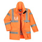 Portwest S590 - PWR Extreme Hi-Vis Parka kabát, narancs