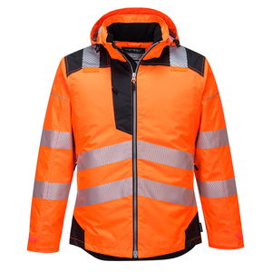 Portwest T400 - PW3 Hi-Vis téli kabát, narancs/fekete termék fő termékképe