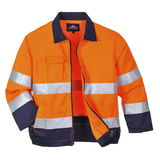 Portwest TX70 - Madrid Hi-Vis kabát, narancs/tengerészkék