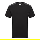 Portwest W1660 - Kéttónusú póló S/S, fekete/szürke