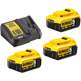 Dewalt DCB115P3 18 V 3 x 5.0 Ah XR Li-ion akku csomag