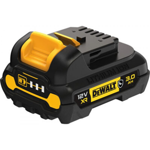 Dewalt DCB124G 12 V 3.0 Ah Li-ion gumírozott akkumulátor termék fő termékképe